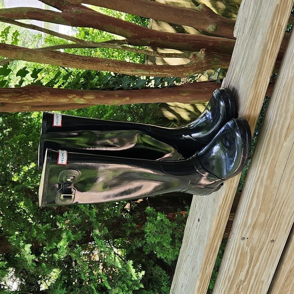 Tall Black Hunter Boots (Wellies)